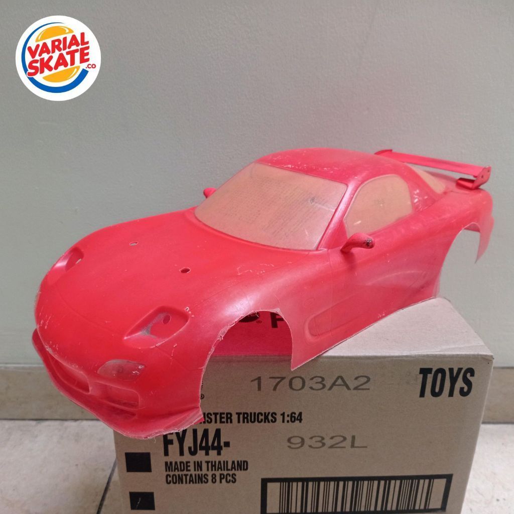 Rc 1/10 drift touring rally body shells Mazda RX7 FD Tamiya orange