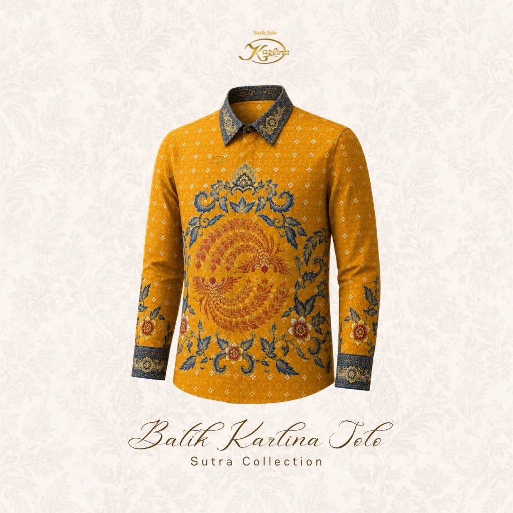 KAIN SUTRA Berpola/Kemeja Pria/Kain Batik Premium