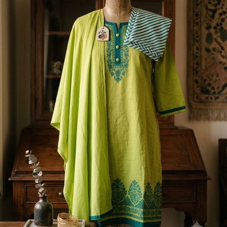 baju india set celana ld 90