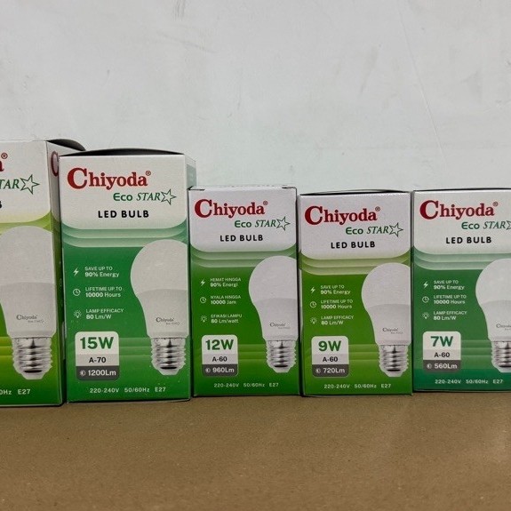 Bolham LED CHIYODA Eco Star Daylight (Garansi 1 Tahun)