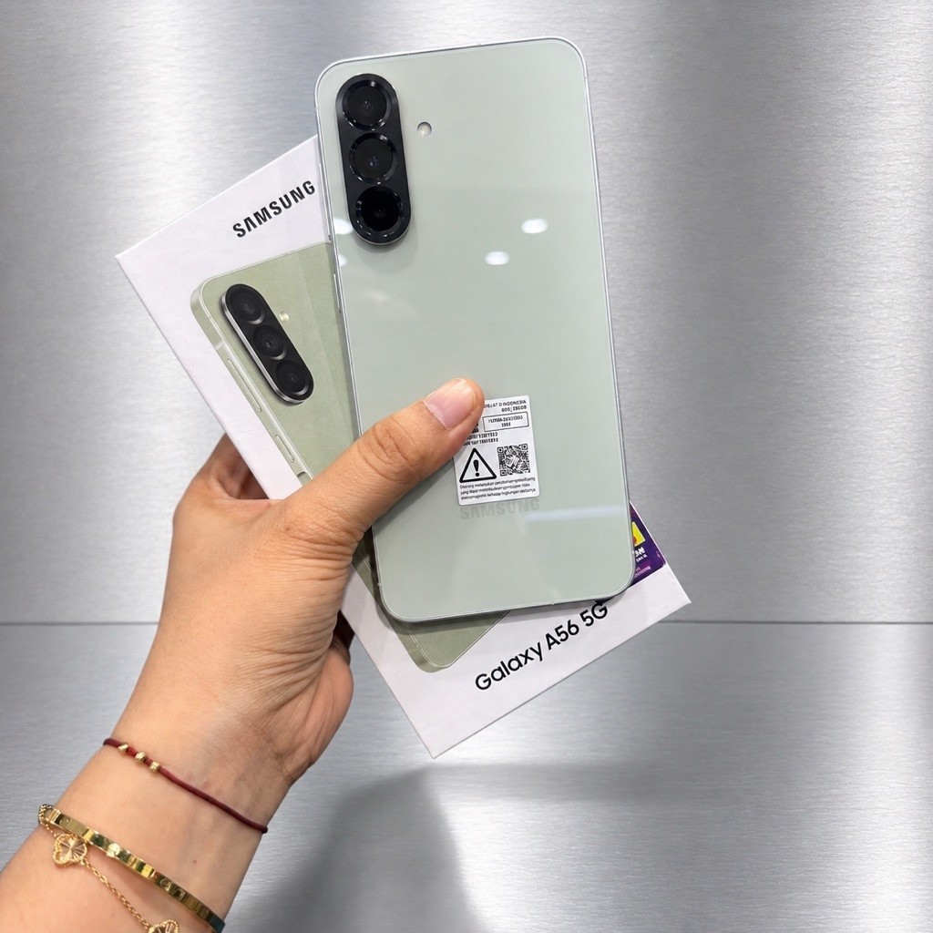 samsung a56 5G 12/256gb second bekas pakai mulus fullset original resmi sein