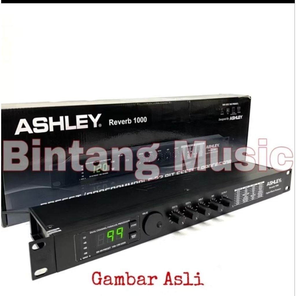 effect vokal Ashley Reverb 1000 Original ashley reverb 1000