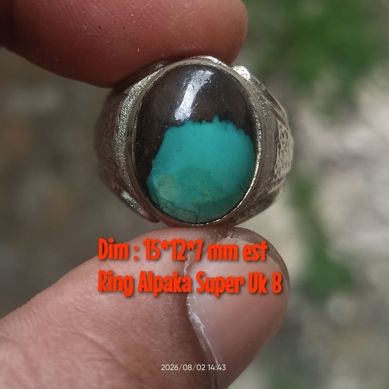 Batu Akik Pirus Hubei 1 ( Lawasan )