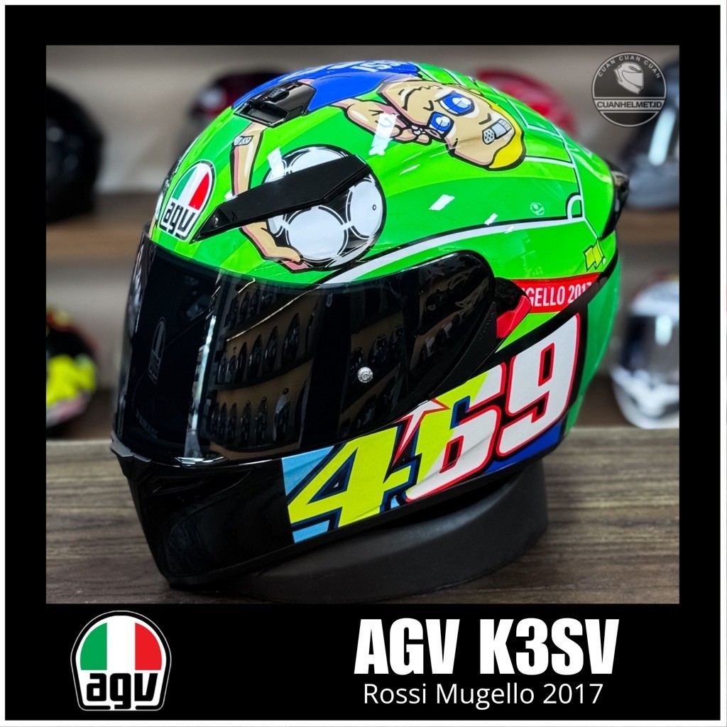 AGV K3SV Rossi Mugello 2017 469 Hayden Tribute