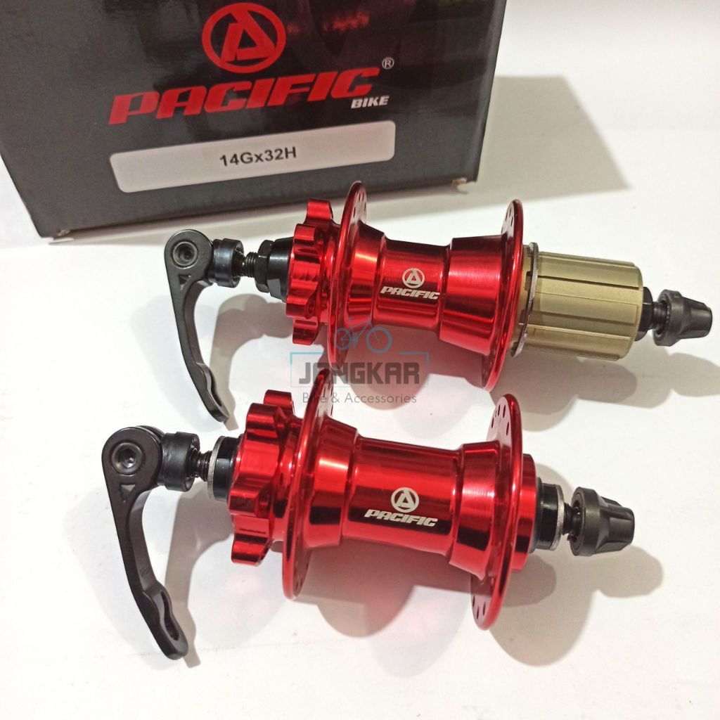 HUB FREE HUB PACIFIC 32H HOLE SLUP CASSETTE JANGKRIK ALLOY SEPEDA MTB