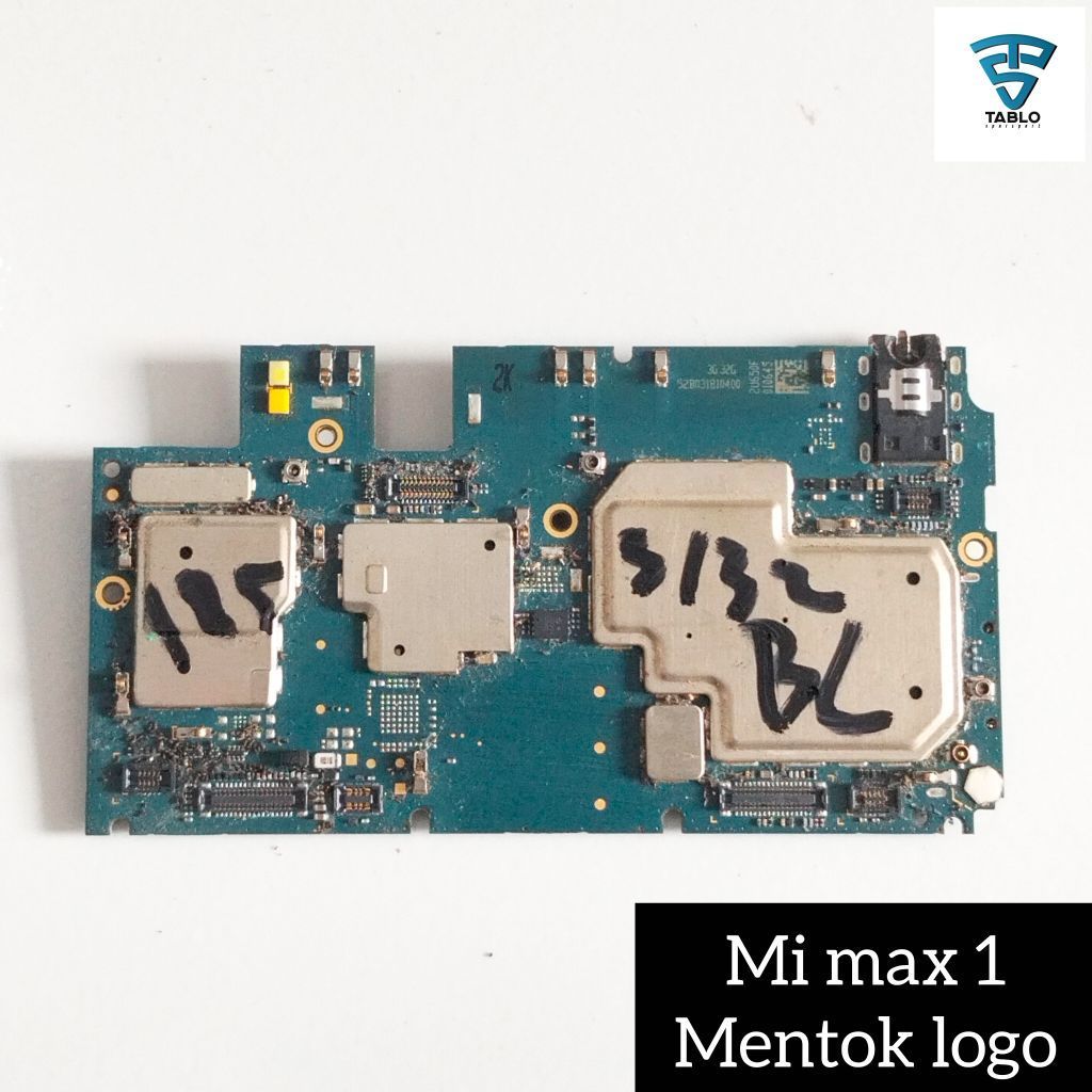 Mesin Xiaomi Mi max 1 ram 3/32 hidup mentok logo