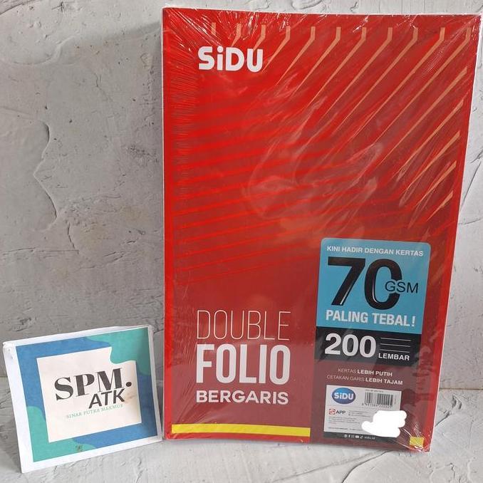 Double Folio  Sidu 200 Lembar LMS