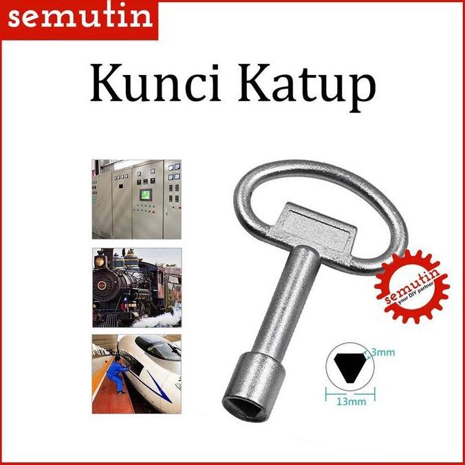 Kunci Katup Pemanas Pintu / Lift Universal Bentuk Segitiga