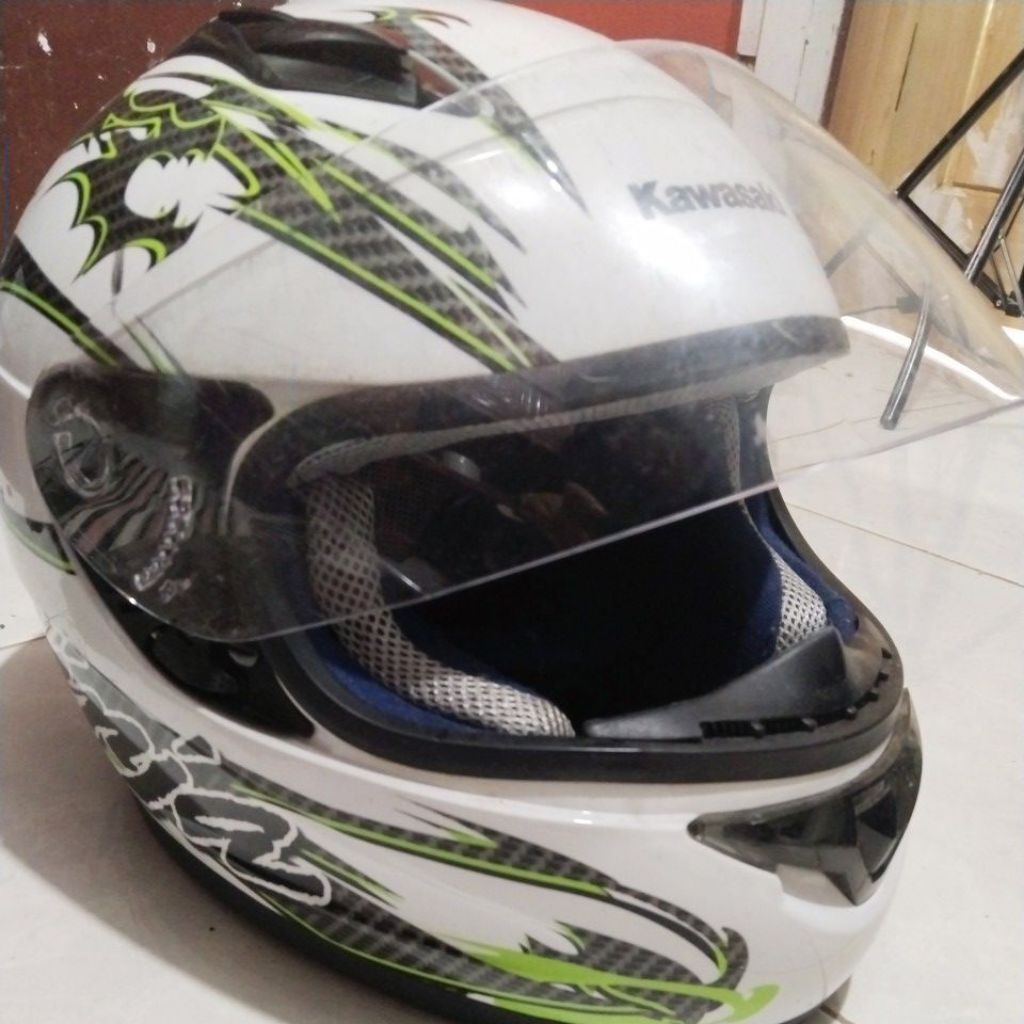 Helm Fullface Kawasaki Ninja Rr Original Seken Bekas