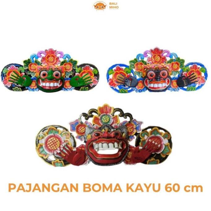 ] Pajangan Boma Bali - Patung Boma Bali - Dekorasi Dinding Bali - Hiasan Dinding Bali - Patung Kayu 