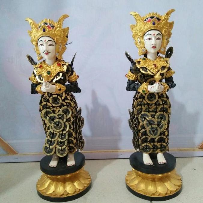 "'''] Patung Pis Bolong Kepeng Sri rambut Sedana HQ 28cm