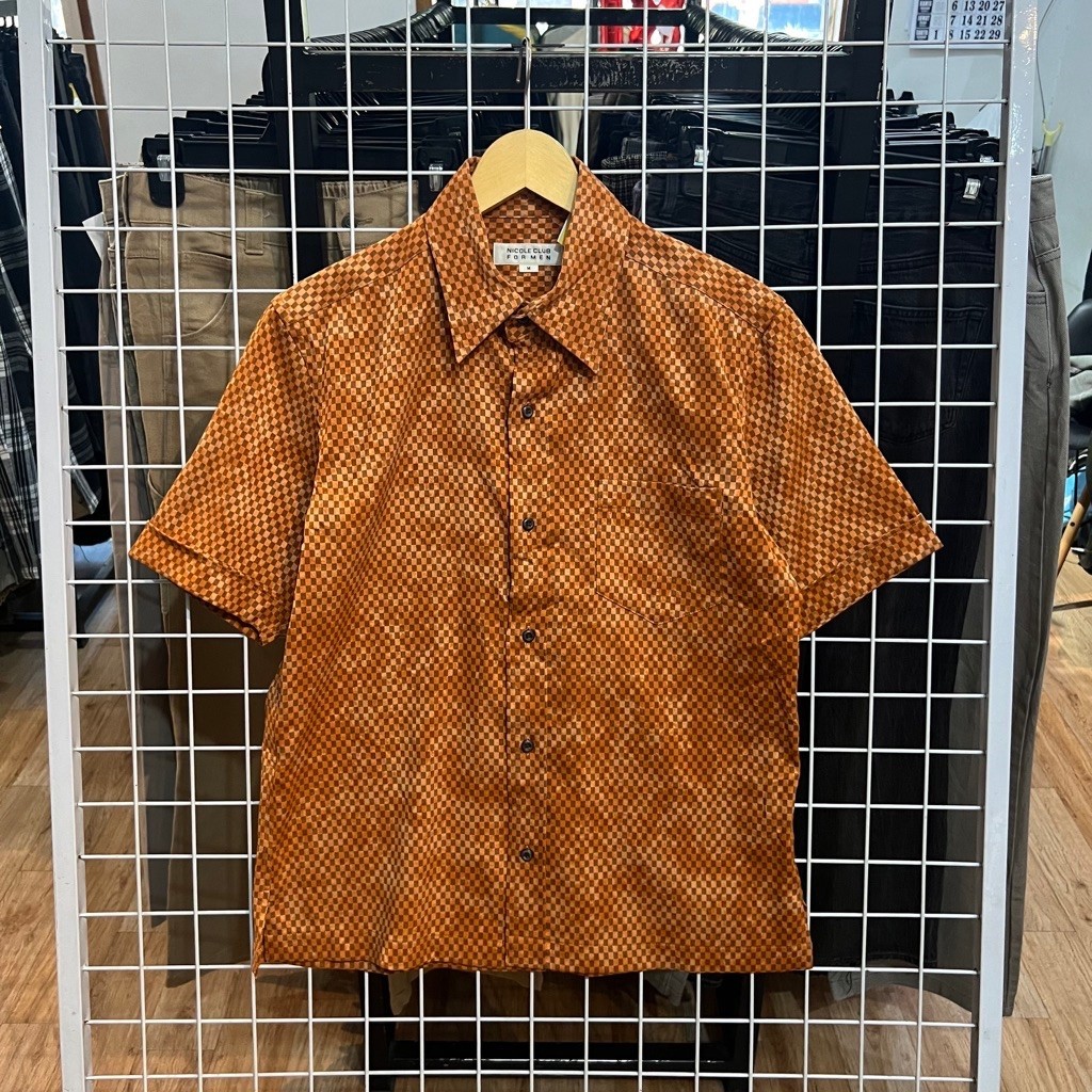Nicole Club Plaid Shirt #KM2992