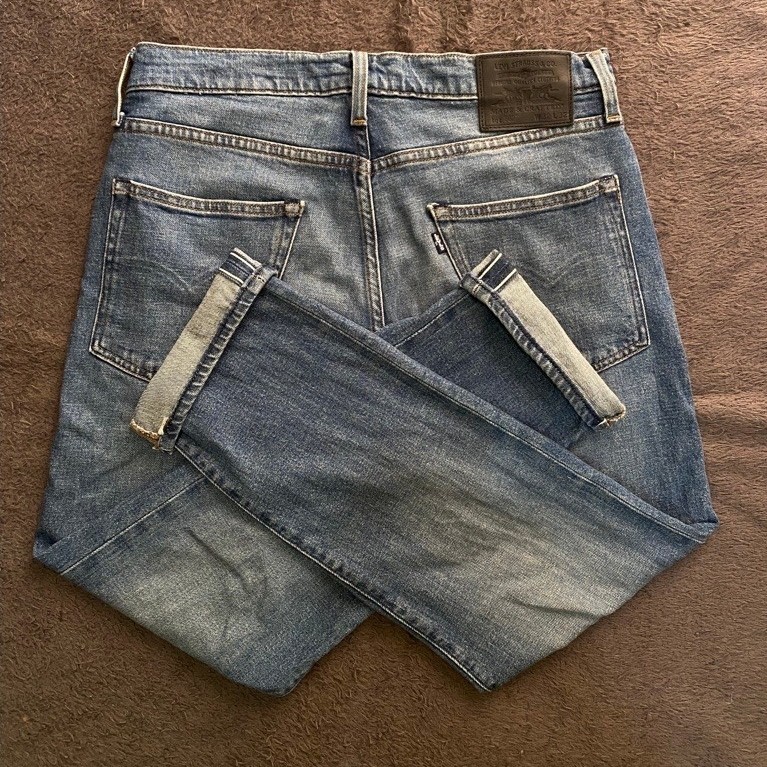 Levis Made & Crafted 502 Regular Taper Selvedge Jeans Denim LMC