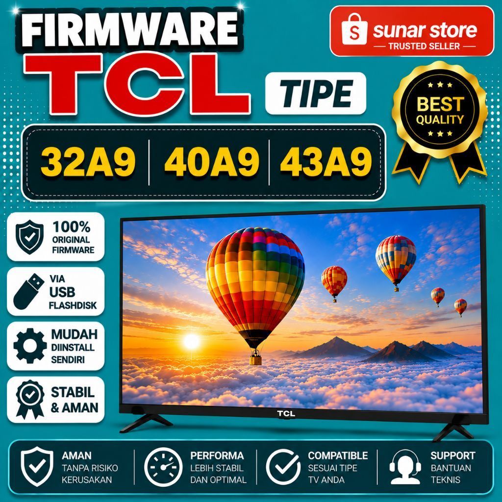 FIRMWARE TV TCL 32A9 40A9 43A9