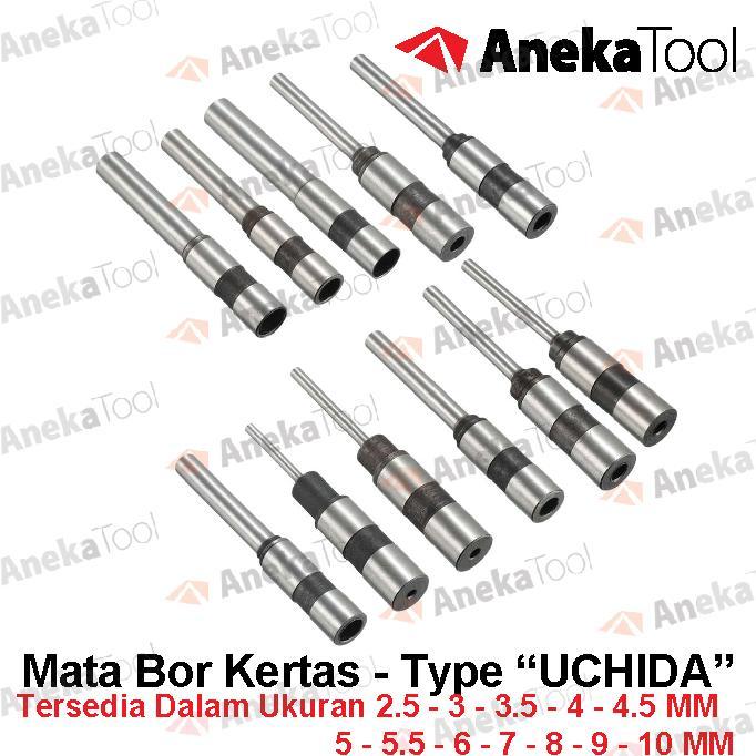 Mata Bor Kertas Uchida -  Pembolong Kertas Ukuran 2.5- 10 mm
