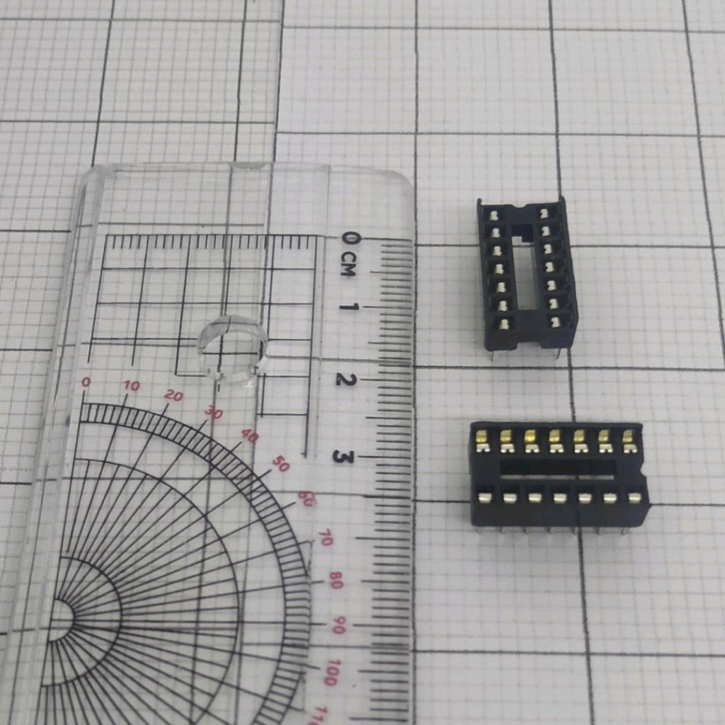 Soket Ic 14pin / Socket 14pin Soket Ic / Soket Ic 2x7 DIP / Soket ic 14p / Soket ic 14 p