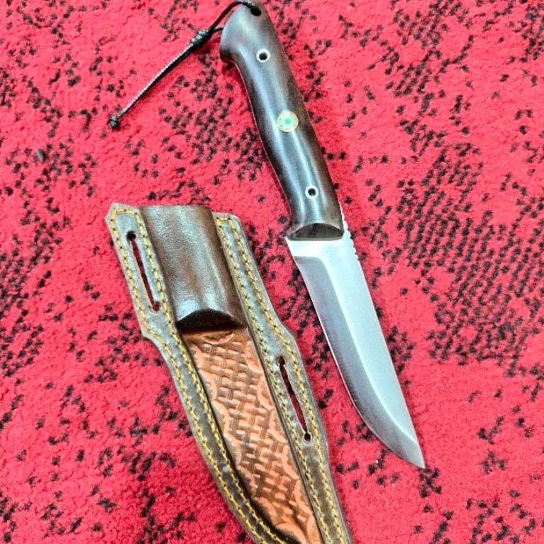 (GPX-617) Pisau Bushcraft baja Hss Fulltank 12 cm