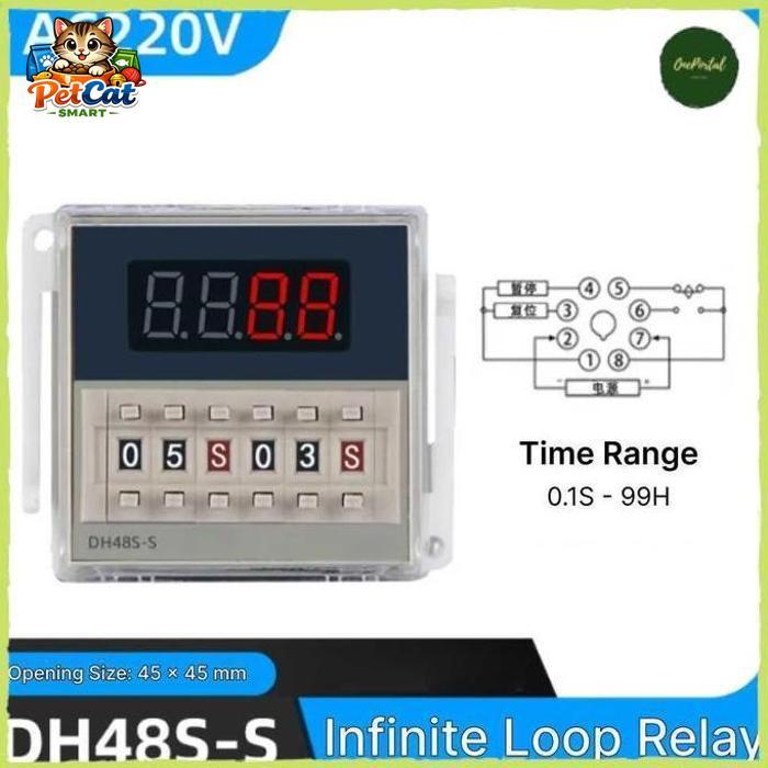 Relay Digital Timer Switch Relay 220V Programmable