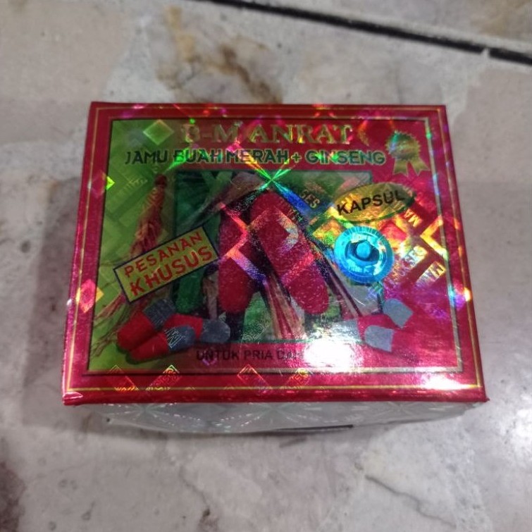 BM ANRAT KAPSUL BUAH MERAH ORIGINAL ISI 30