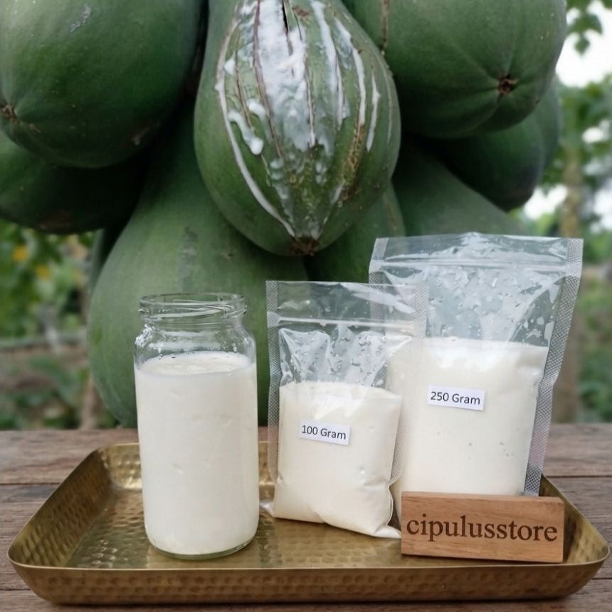 Getah pepaya 30 ml alami segar