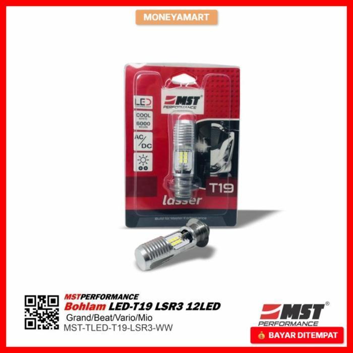 bohlam led mst t19 lsr3 ww