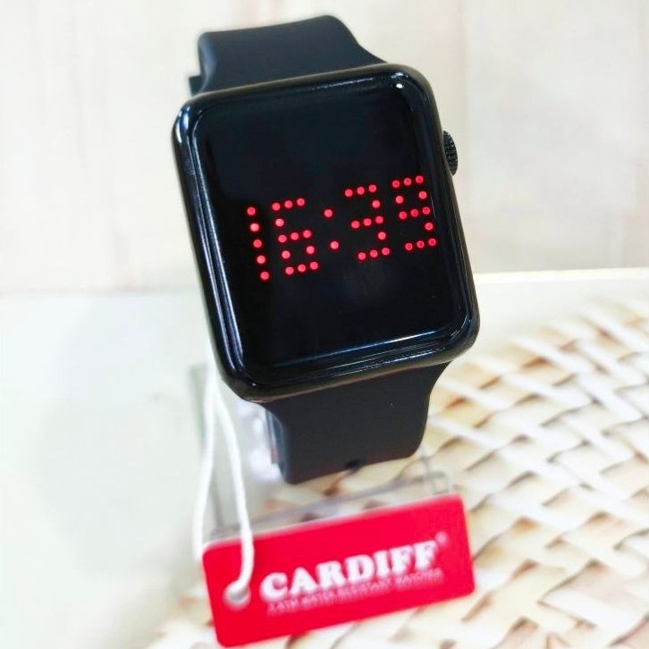 jam tangan cardiff led touch screen