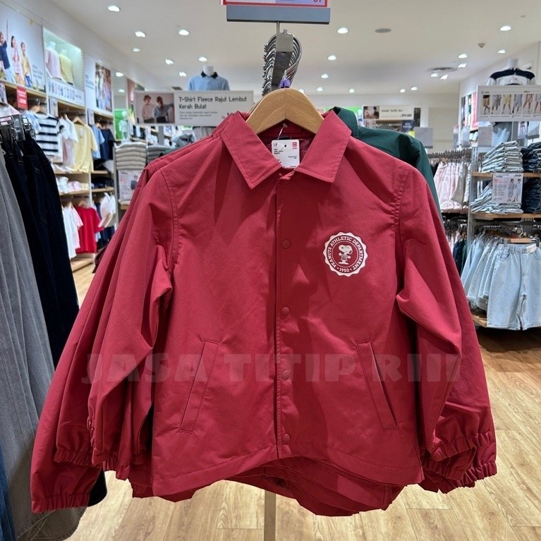 Jaket Coach Peanuts KIDS UNIQLO