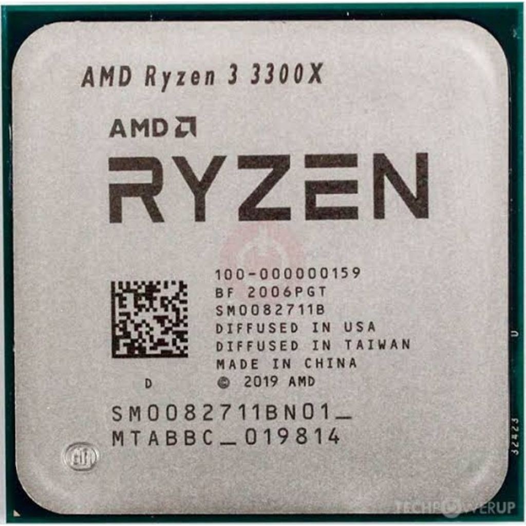 prosesor ryzen 3 3300x tray langka