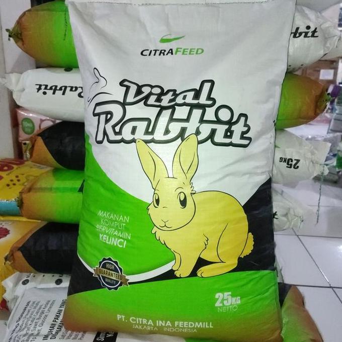 PROMO VITAL RABBIT 25KG MAKANAN RABBIT VITAL RABBIT CITRA FEED