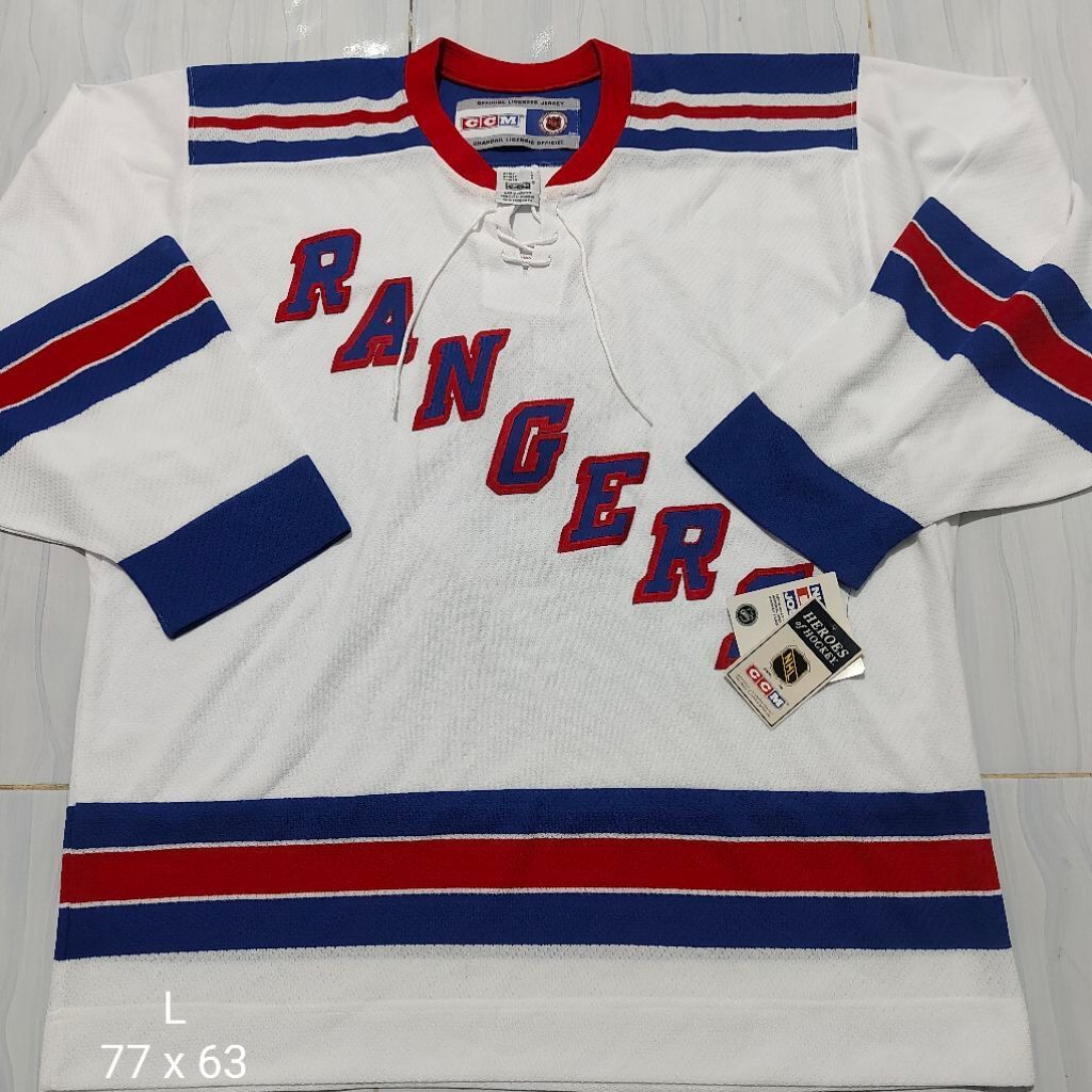 JERSEY CCM NHL HOCKEY VINTAGE TEAM NEW YORK RANGERS ORIGINAL LEGEND