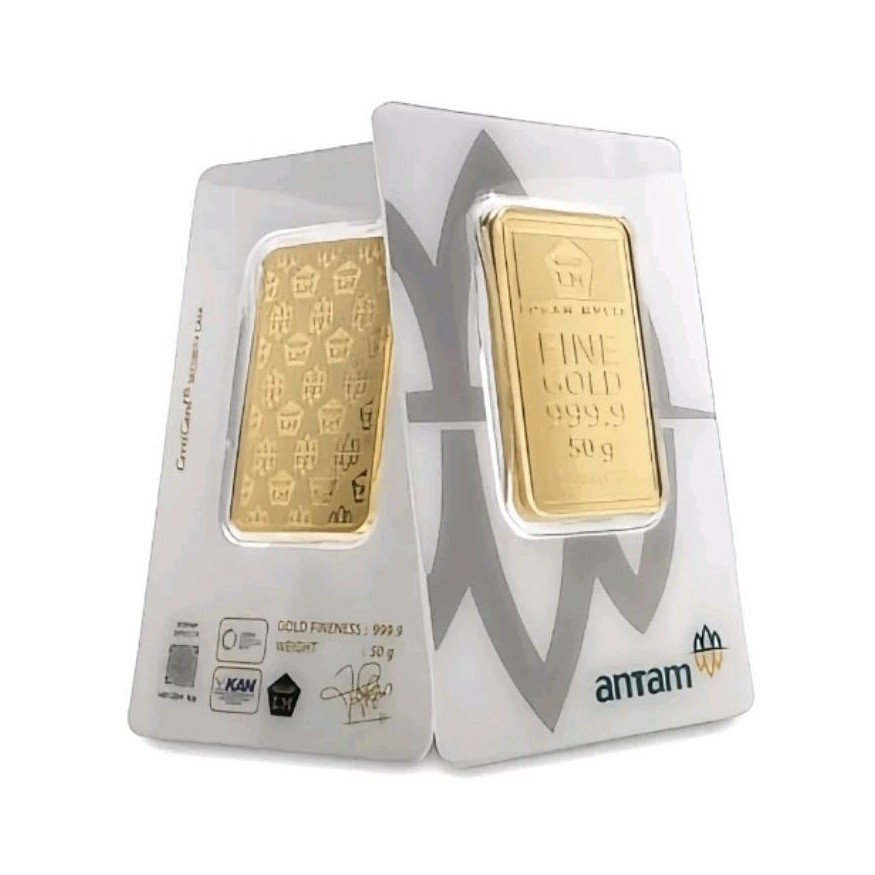 FINE GOLD_ 50 g antam