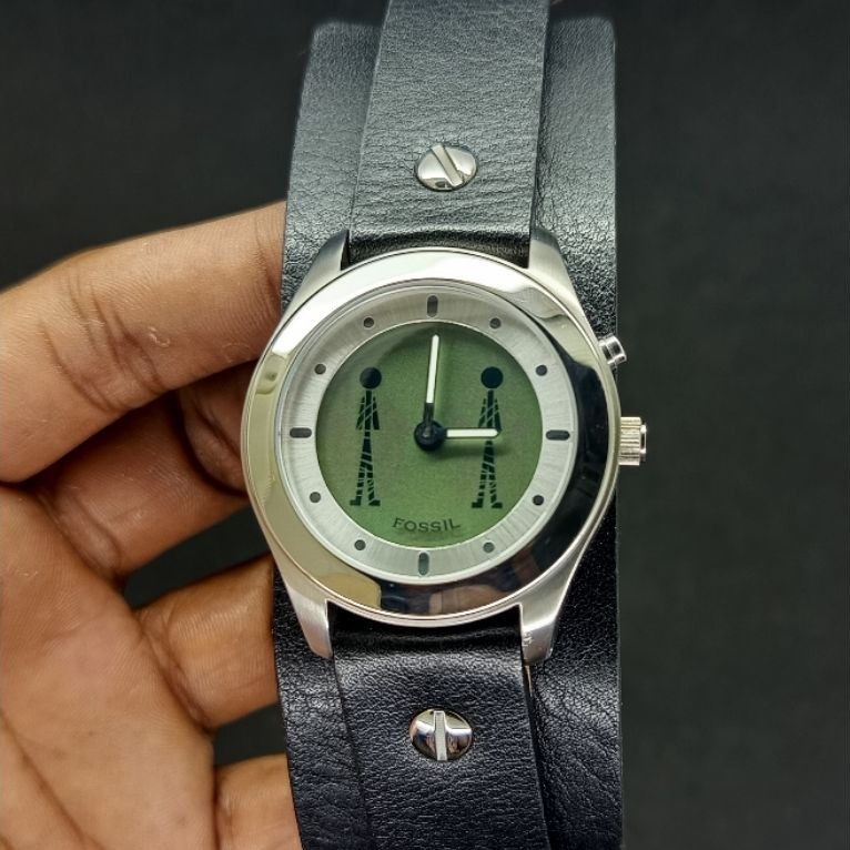 F0SSIL BIG TIC STICK MAN QUARTZ ORIGINAL