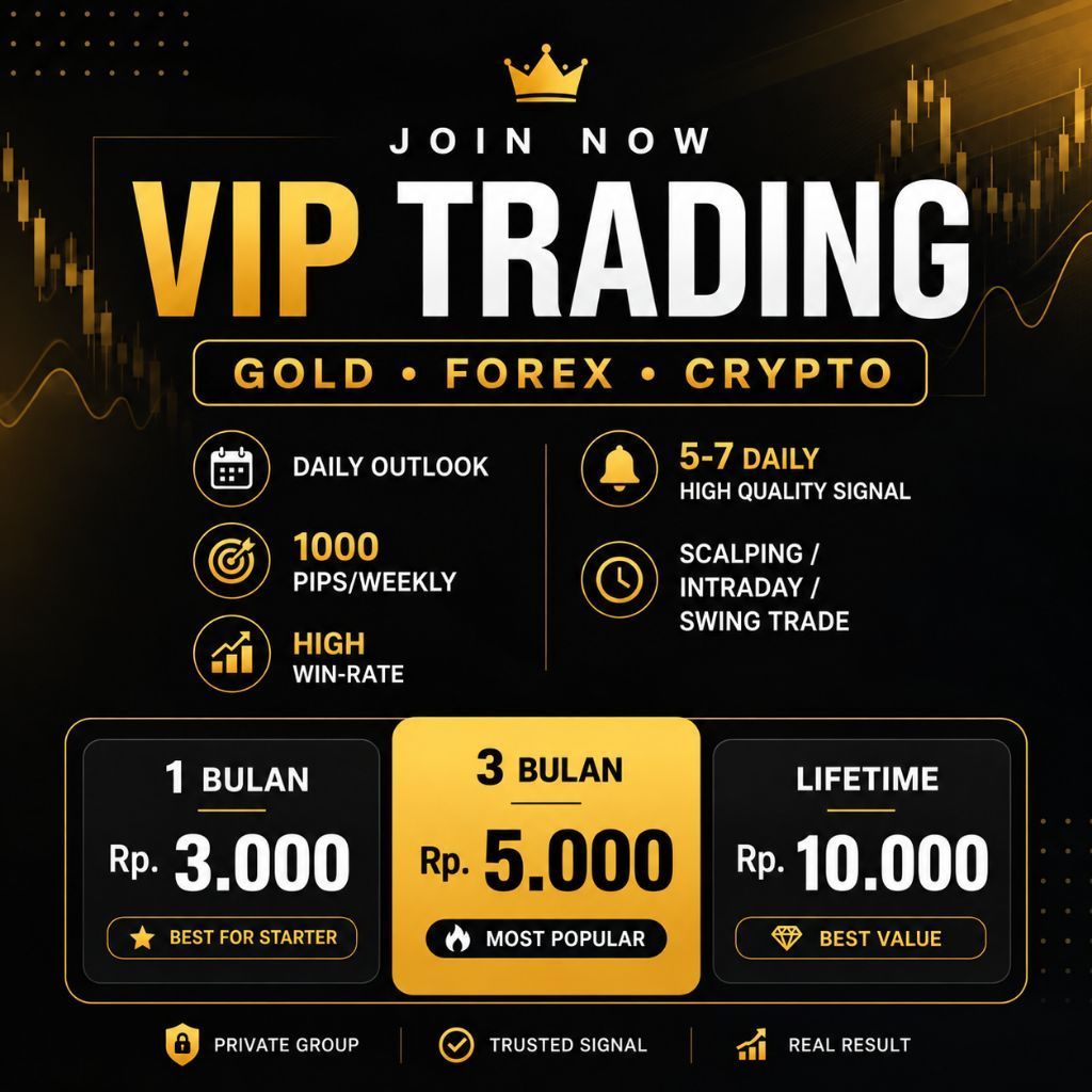 VIP GROUP SINYAL TRADING TELEGRAM GOLD & FOREX & CRYPTO | HIGH QUALITY | LIFETIME | SCALPING - SWING