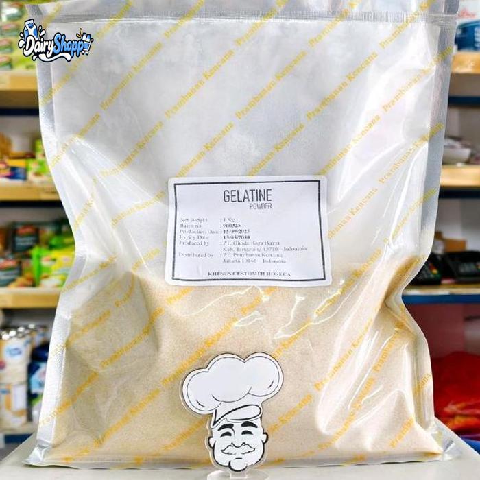 Gelatin Bubuk 1Kg (Halal) / Gelatin Prochef 1Kg / Gelatin Halal Bubuk 1Kg