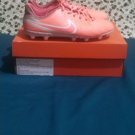 Sepatu bola anak warna pink Nike tempo murah