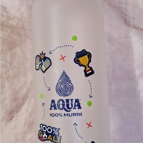 BOTOL MINUM TUMBLER AESTHETIC DOFF AQUA 500 ML 500ml