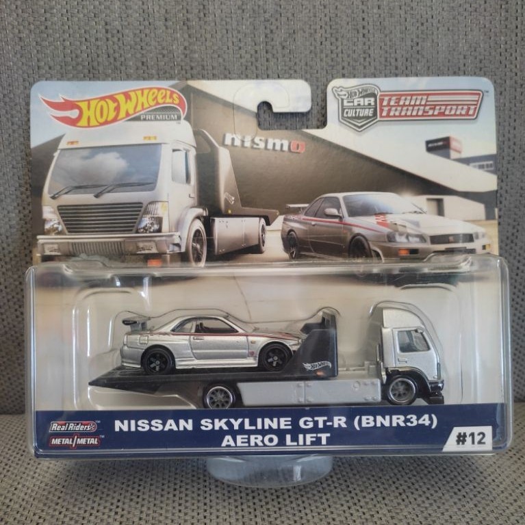 Hotwheels Team transport R34 Nismo