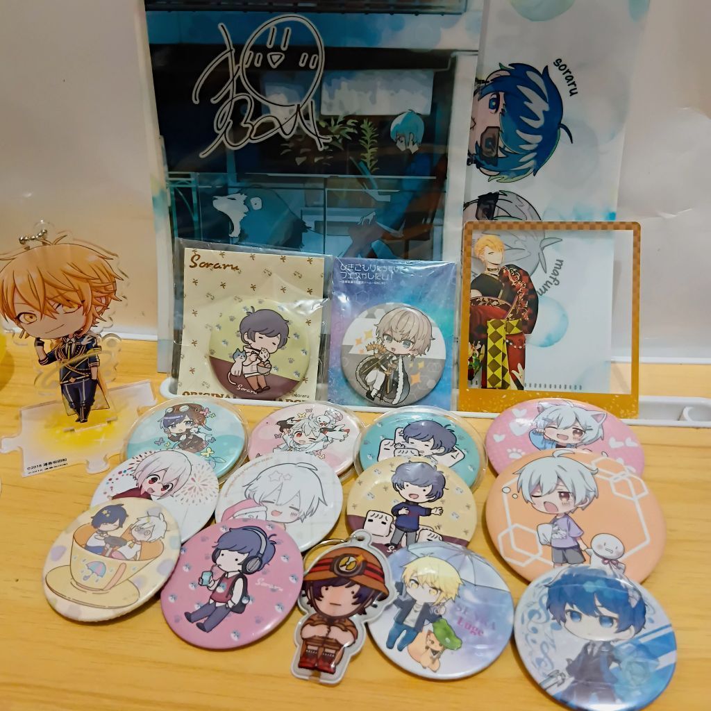 Official Utaite merchandise keychain standee mafu mafu senra sakata soraru luz