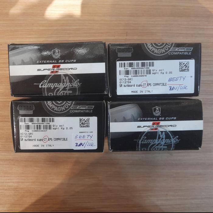 CAMPAGNOLO BOTTOM BRACKET BB CUPS ITA & BRITISH - record