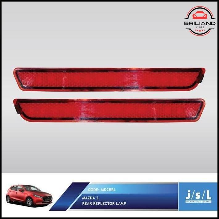 Mazda 2 Rear Reflector Bumper Lamp Mata Kucing Promo