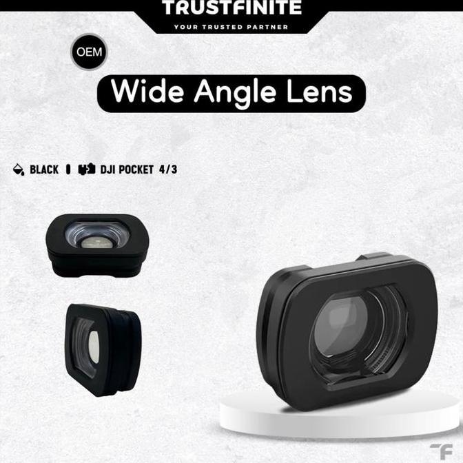 OEM Wide Angle Lens Filter for DJI Pocket 3 / DJI Osmo Pocket 3 / DJI Osmo Pocket 4