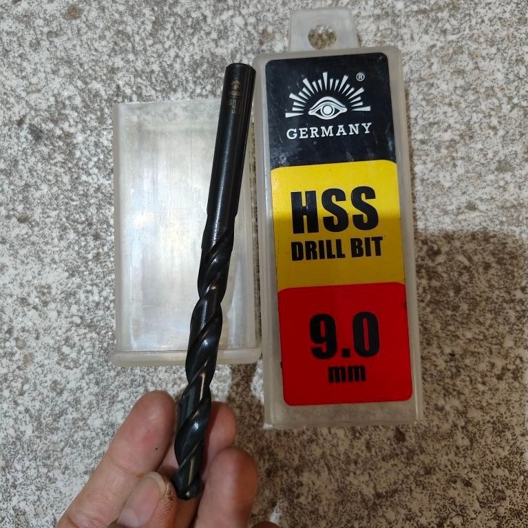 TJAP MATA mata bor besi 9mm Cap Mata / mata bor HSS tjap mata 9mm / mata bor HSS 9mm eye brand / mat