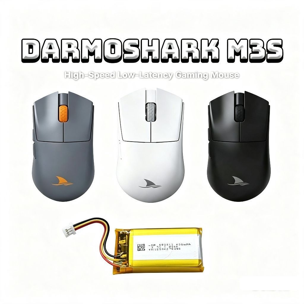BATERAI MOUSE DARMOSHARK M3S