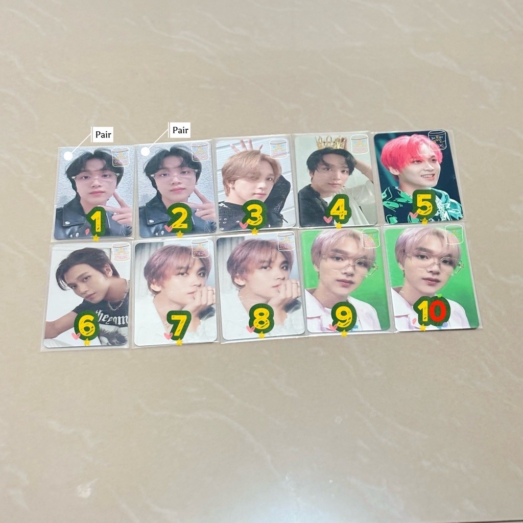 [READY] PHOTOCARD OFFCIAL HAECHAN NCT DREAM YZY Candy R1 Acrylic Turning Stand Set Haechan Ver. Fact