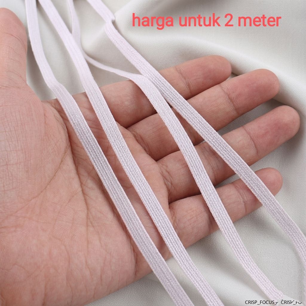 karet elastis karet kecil, kolor elastis, untuk tali dasi dan kebutuhan menjahit lainnya