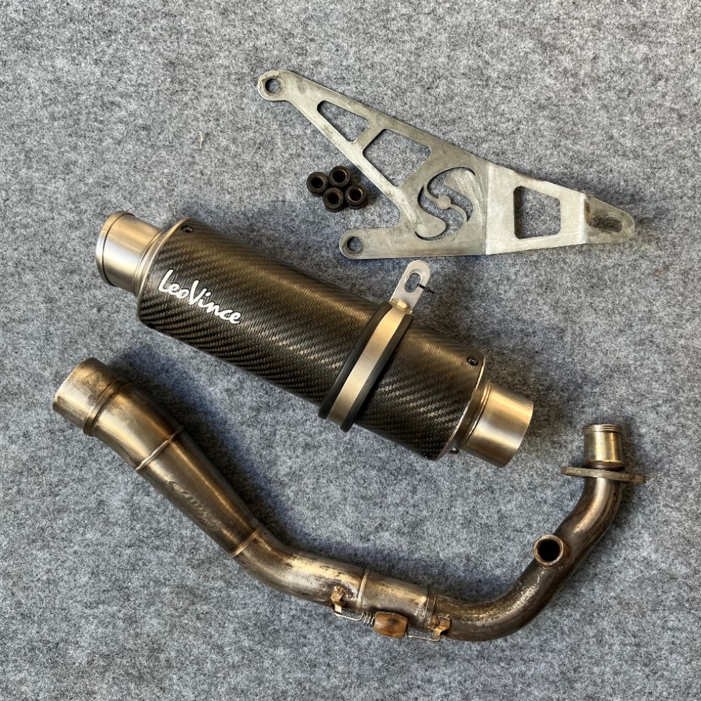 Leovince GP Corsa header Shijiro Vespa Matic