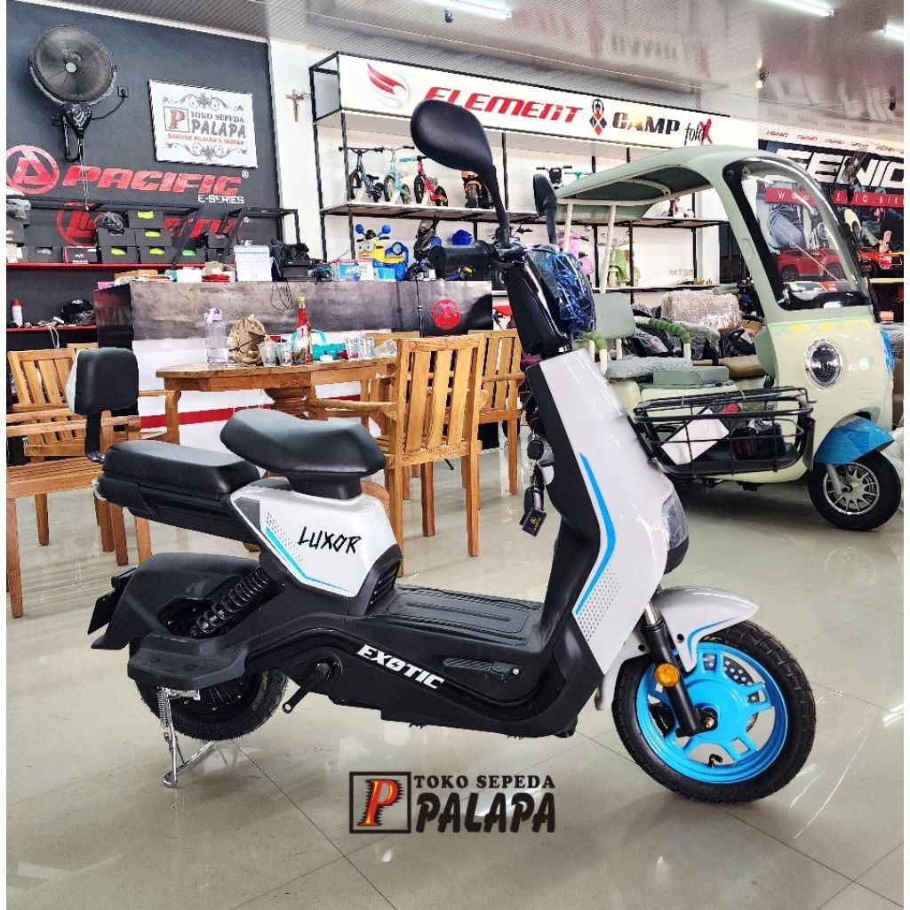 SEPEDA LISTRIK EXOTIC LUXOR 500 Watt Disc Brake Electric Bike
