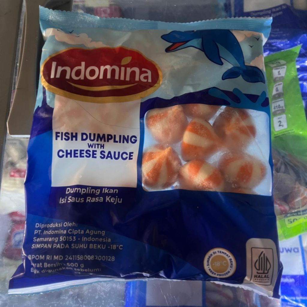 Indomina Frozen Dumpling Keju 500GR
