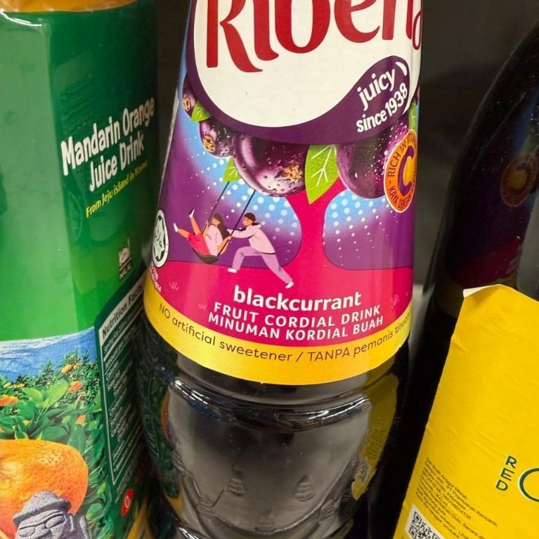 850ML RIBENA BLACKCURRANT. MINUMAN RIBENA. MINUMAN BLACKCURRANT. JUICE BLACKCURRANT.