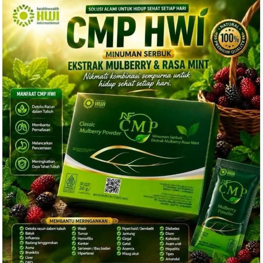 NF CMP 30 Sachet @1 gr Original 100% Distributor HWI asam lambung kolestrol pelangsing